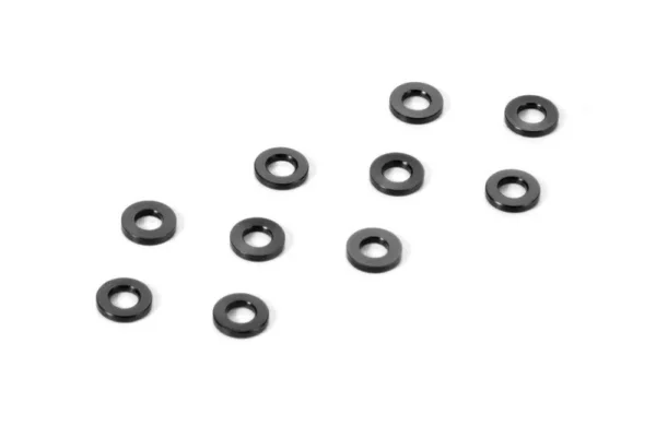 Alu Shim 3x6x0,5mm Black (10)