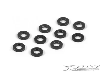 Alu Shim 3x6x1,0mm Black (10)