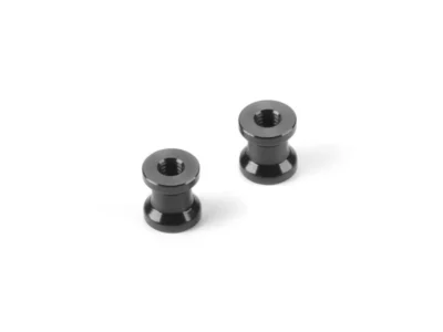 Xray Alu Mount 6mm with 2,5 Thread - Black (2)